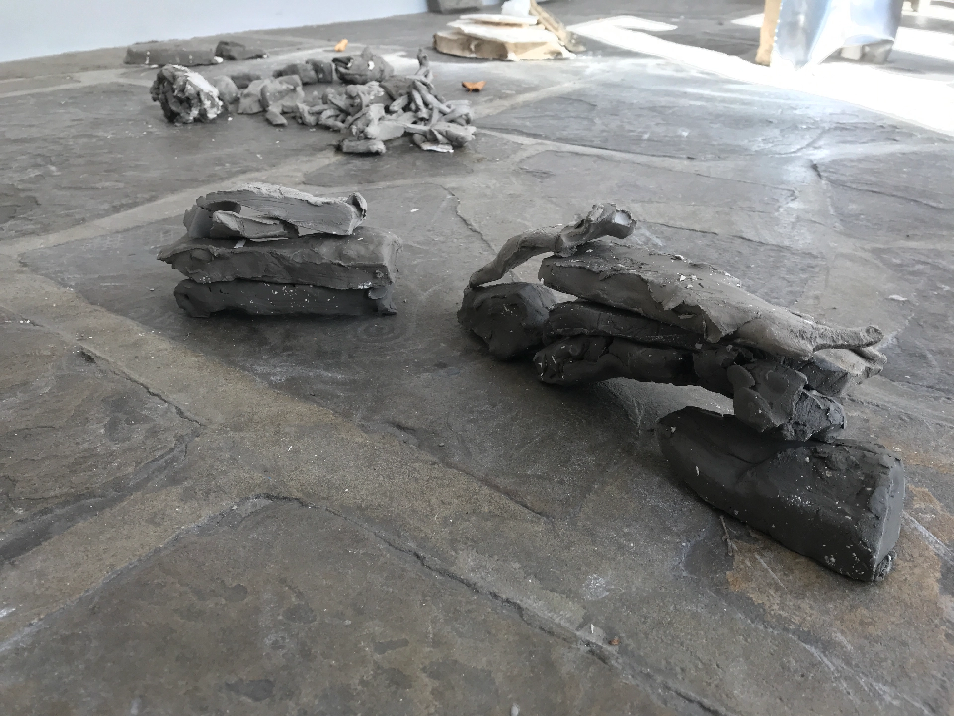 Unfired clay