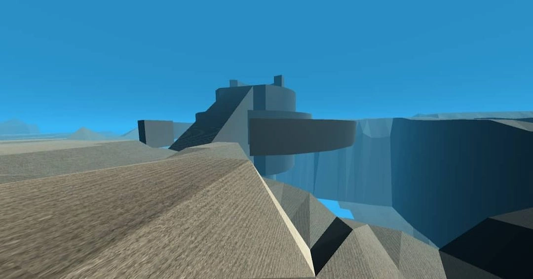 Screenshot from Level 4 of the game environments developed during this residency