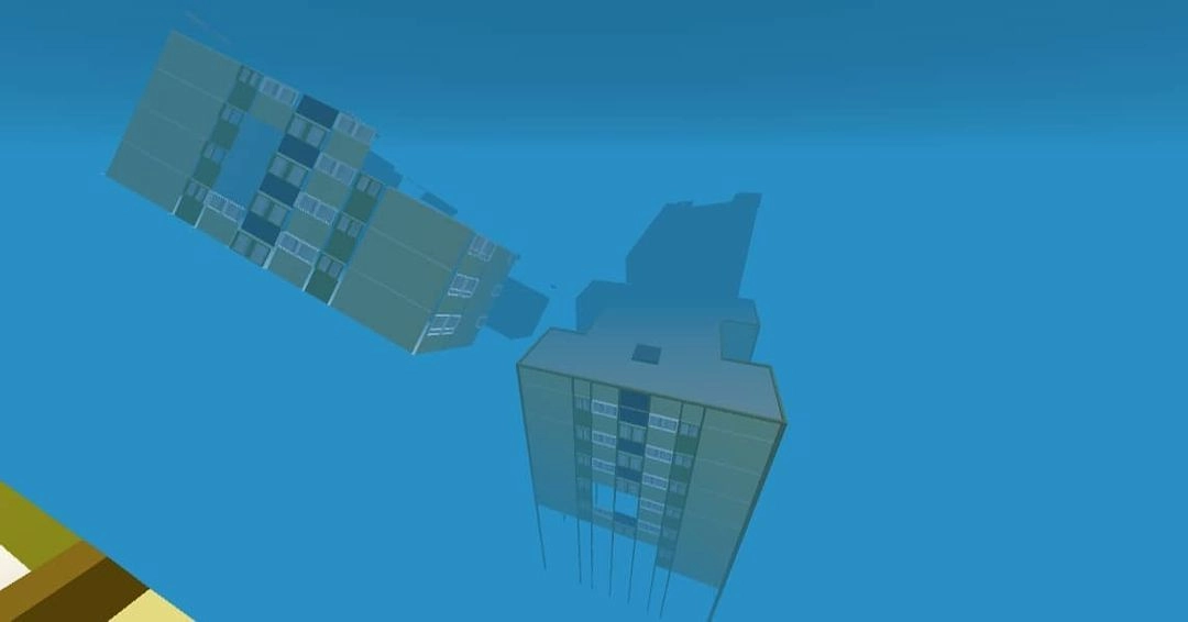 Screenshot from Level 3 of the game environments developed during this residency