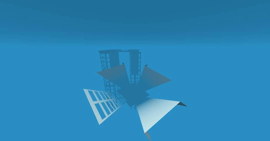 Screenshot from Level 3 of the game environments developed during this residency