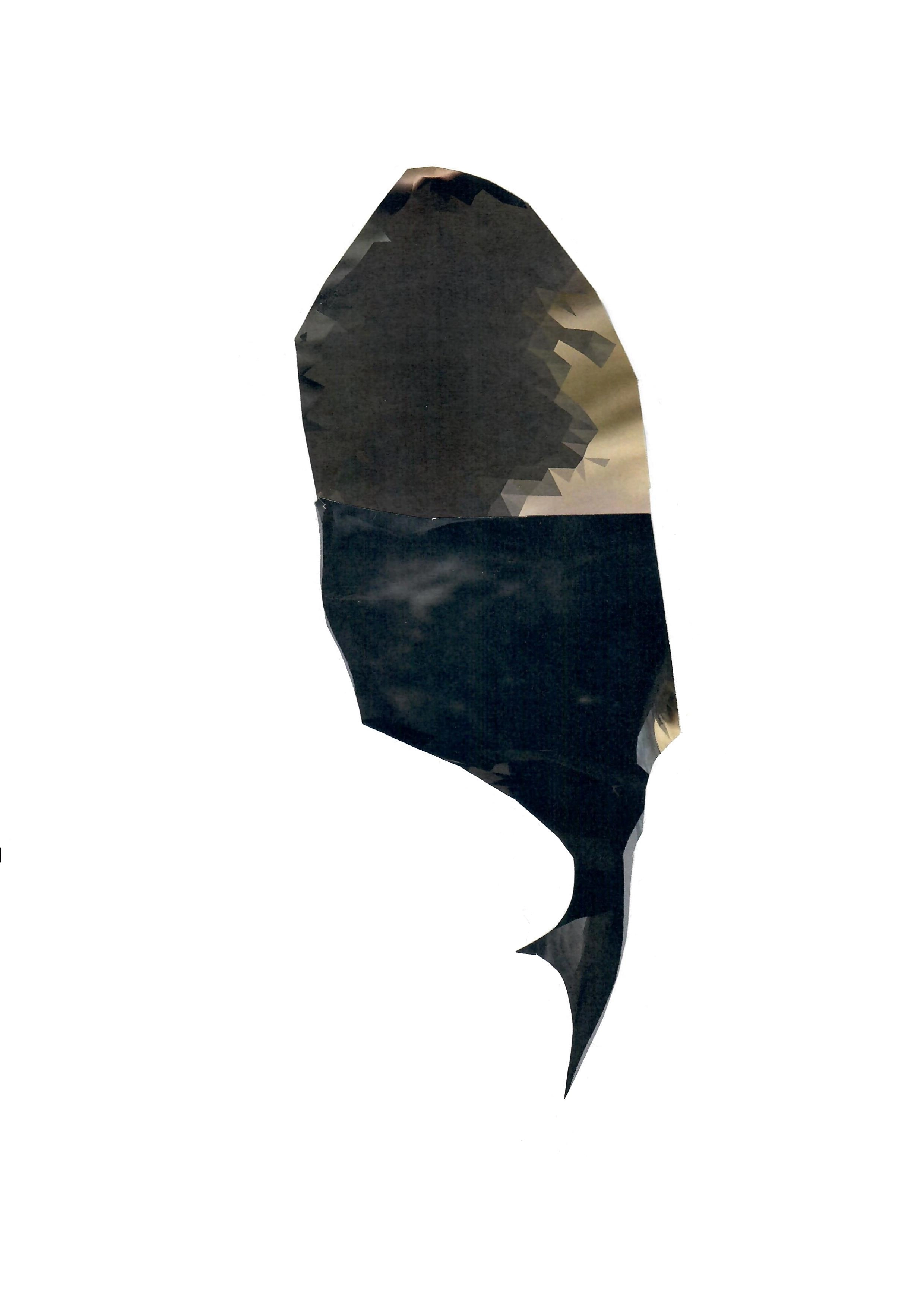 Collage on recycled paper