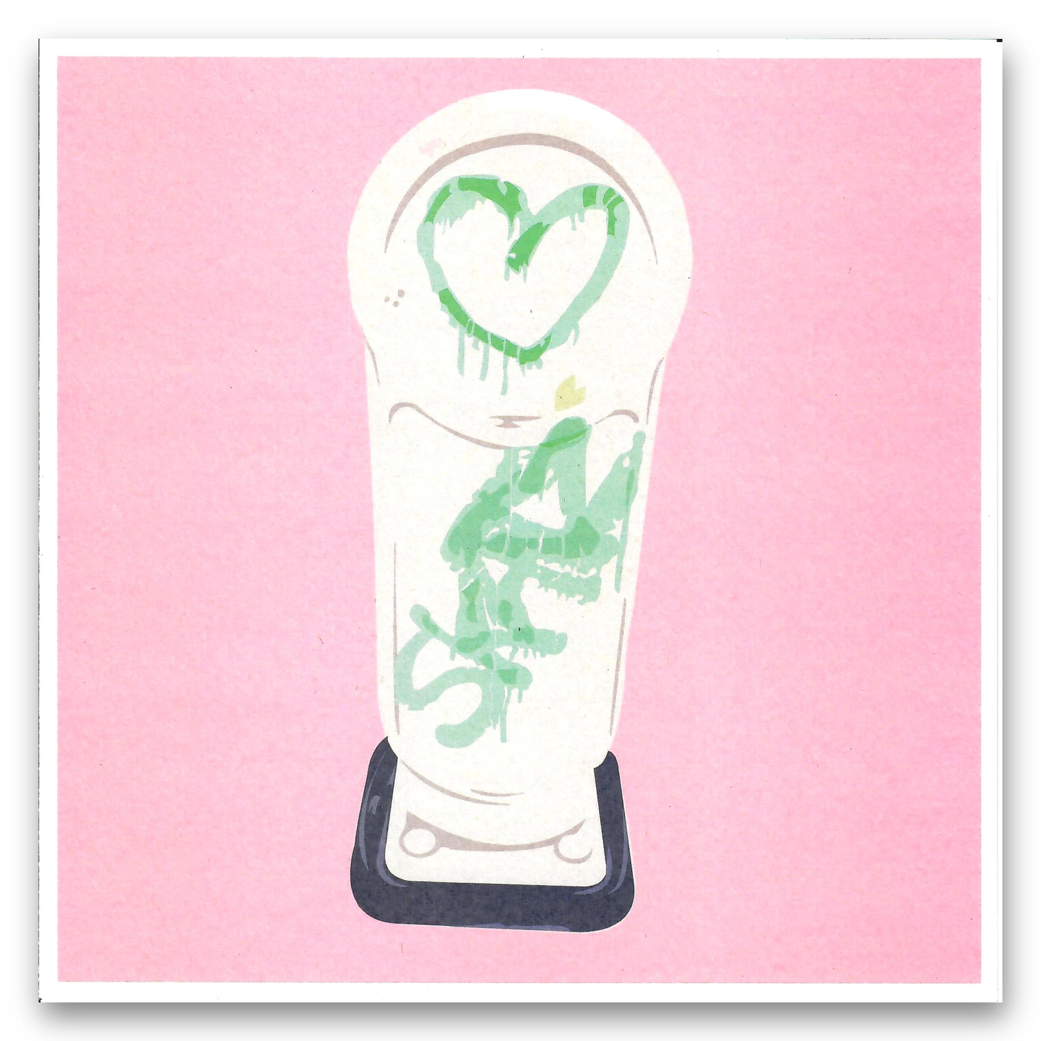 Digital print on recycled paper