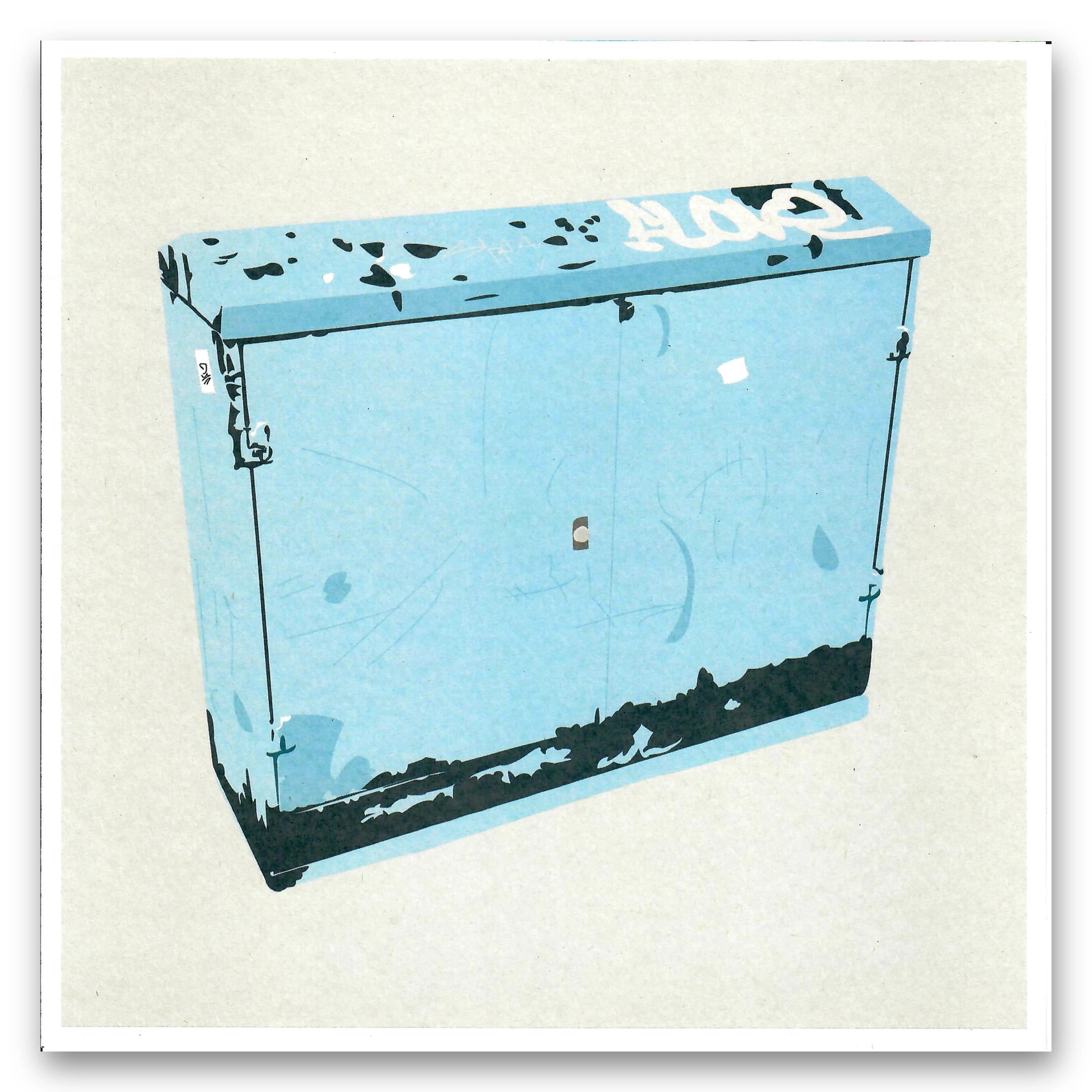 Digital print on recycled paper