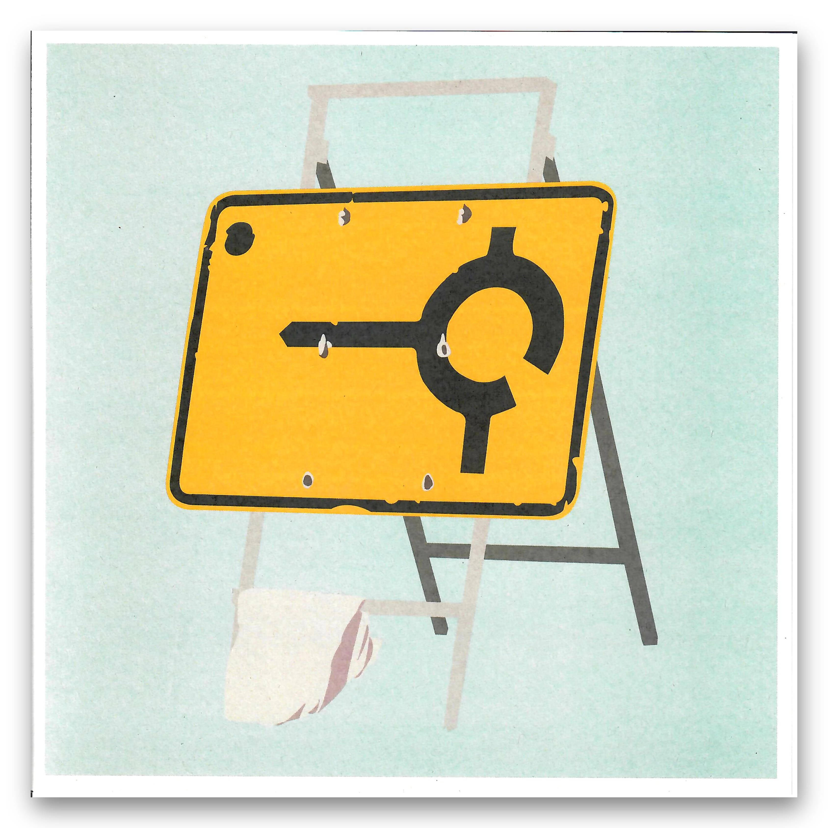 Digital print on recycled paper